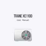 Trane xe1100 User manual