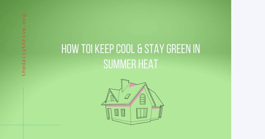 How can I Keep Cool and Stay Green in Summer Heat