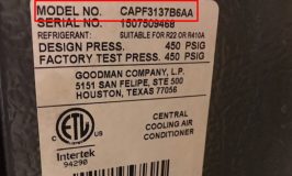 How to Find AC Tonnage from Model Number?