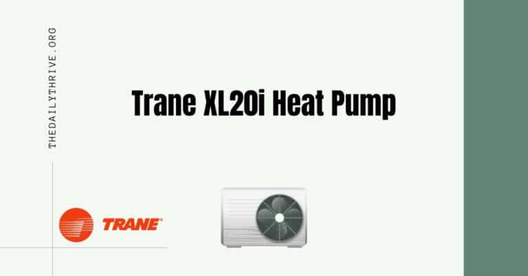 Trane XL20i Heat Pump