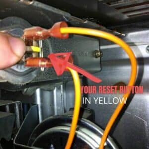 Location of the Trane xe80 Furnace Reset Button