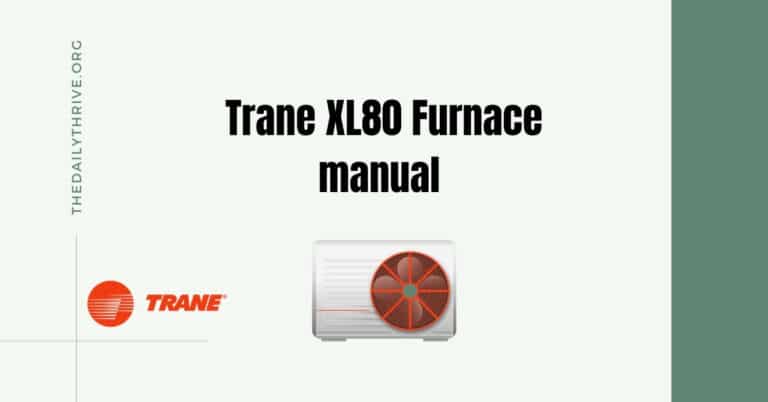 rane XL80 Furnace Manual - PDF