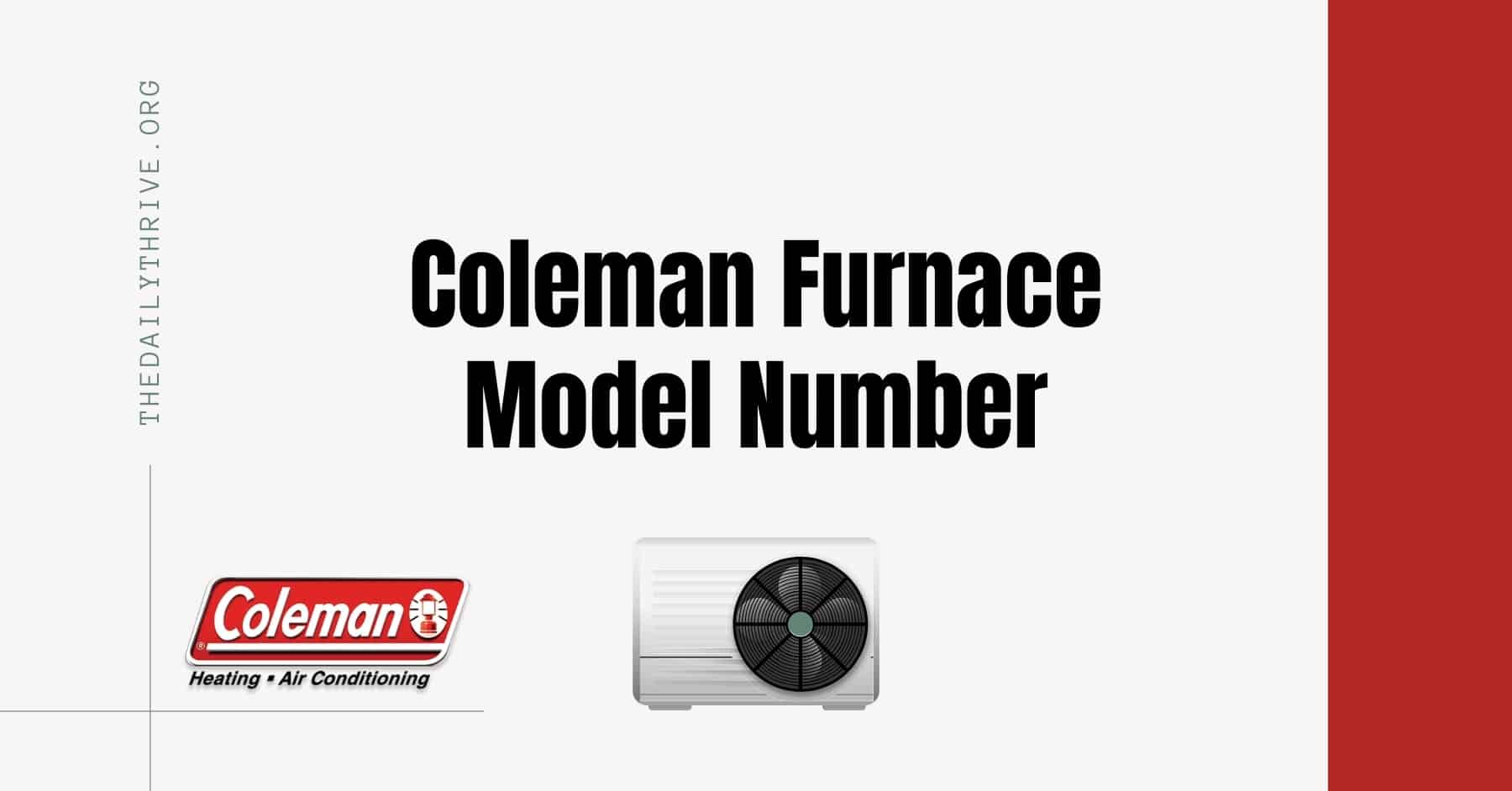 Coleman Furnace Model Number