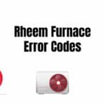 Rheem Furnace Error Codes