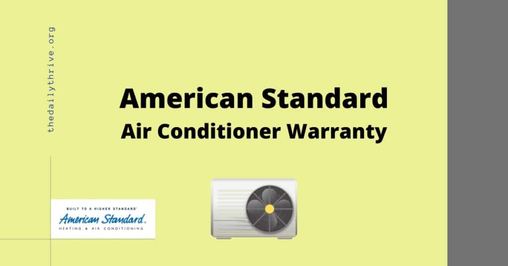 American Standard Air Conditioner Warranty Guide