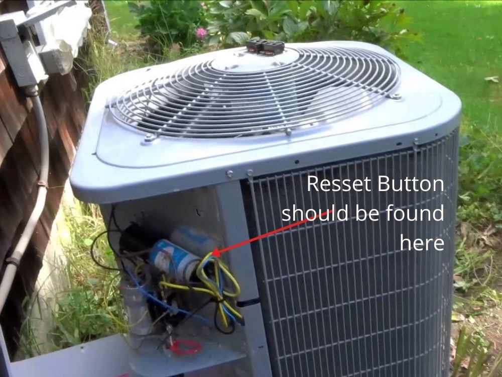 Carrier AC Reset Button Location