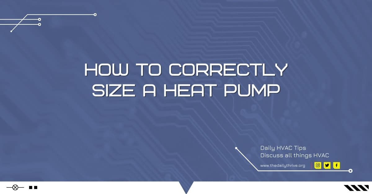 What Size Heat Pump Do I Need
