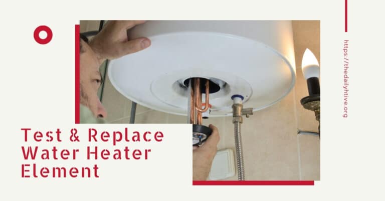 How To Test And Replace Water Heater Element
