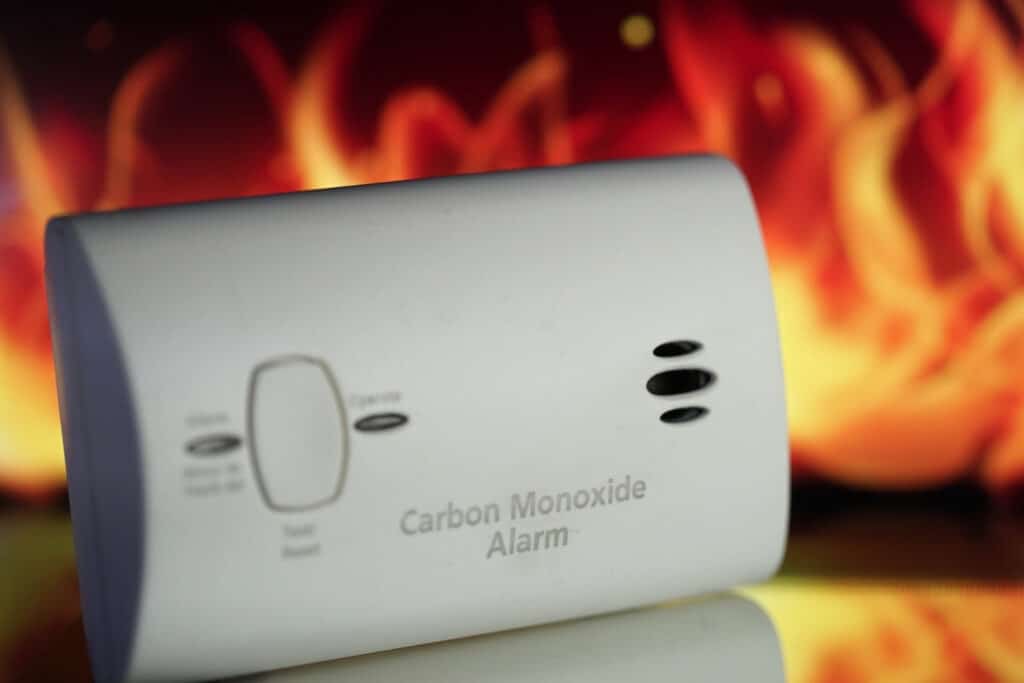 installing carbon monoxide detector in garage