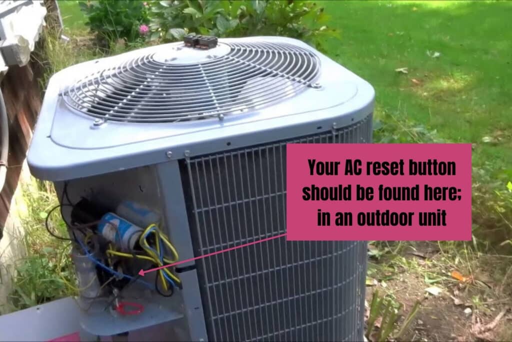 AC reset button location