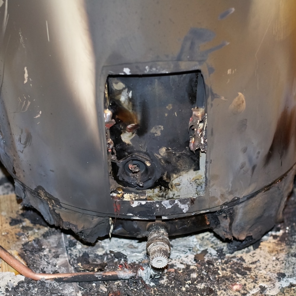 water heater explode