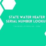 State Water Heater Serial Number Lookup