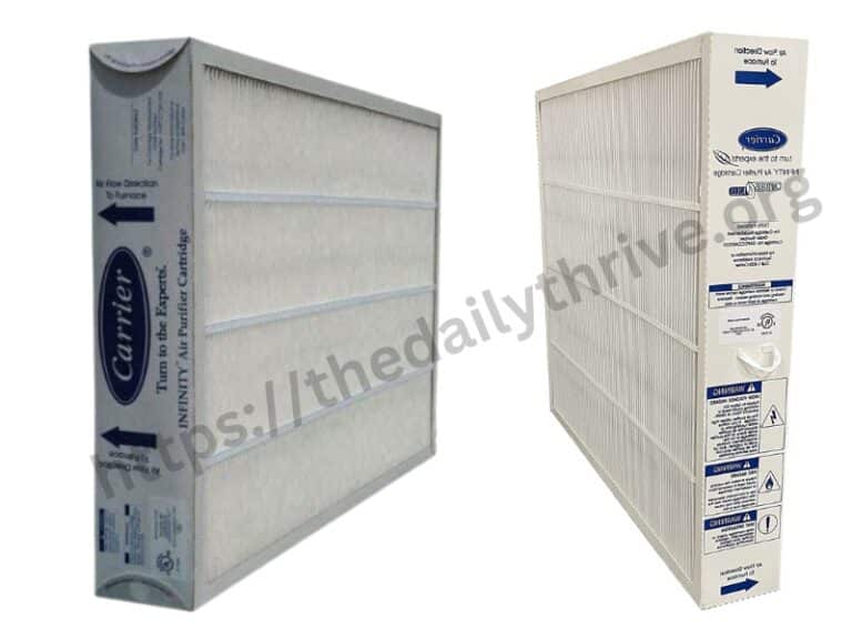 Carrier Furnace Filter Size by Model Number