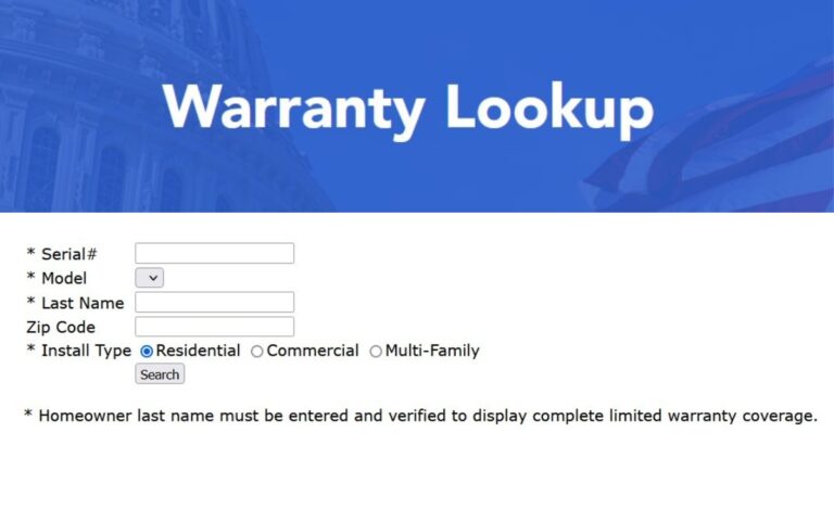 Goodman Warranty Claim Online