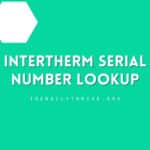 Intertherm Serial Number Lookup