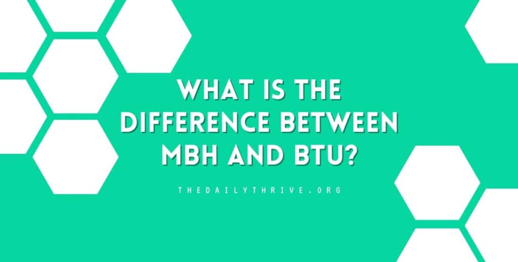 What is the Difference Between MBH and BTU?