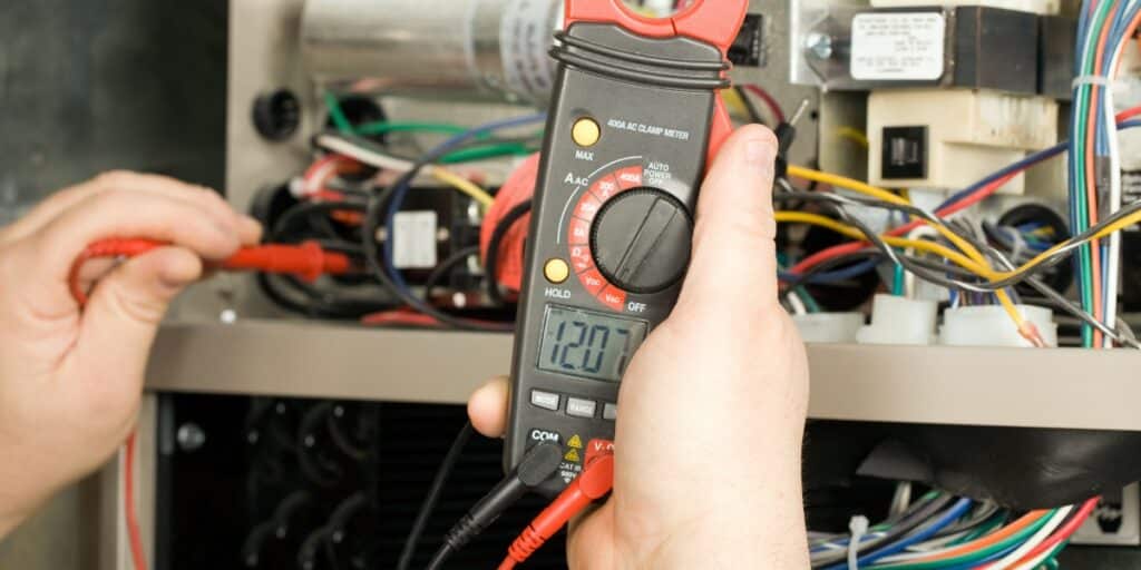 Furnace Inspection by professional HVAC technician