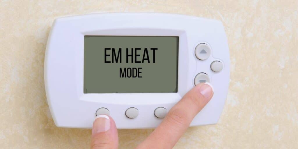 emergency heat setting on thermostat