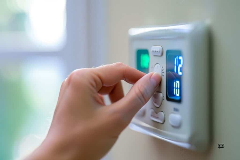 Electronic thermostats with digital display