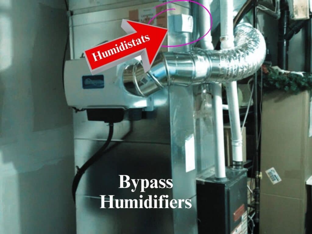 Bypass Humidifiers is common types of furnace humidifiers