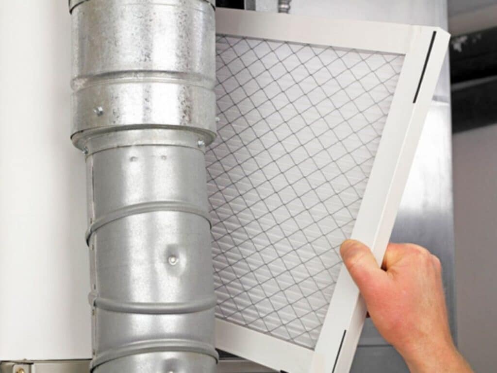 Measuring furnace filter size