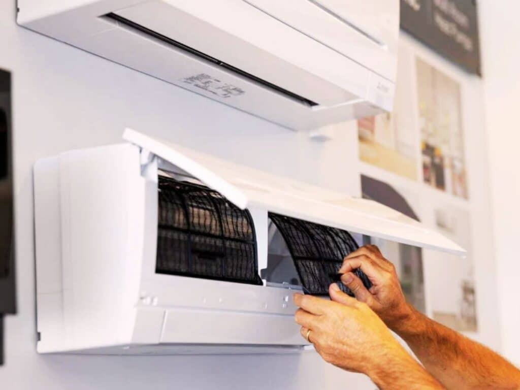 Removing Dust from a Heat Pump Air Filter