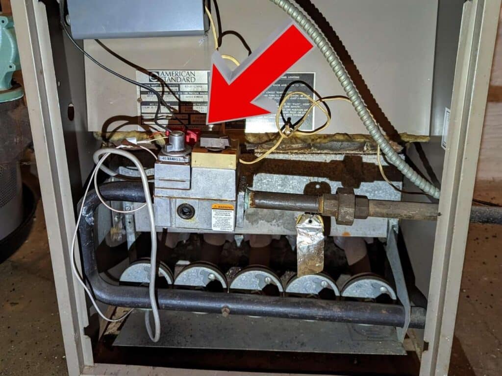 Typical Furnace Pilot Light Locations