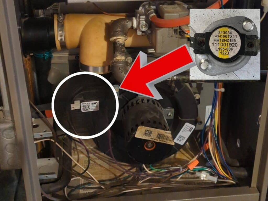 visually inspect the limit switch for any signs of damage