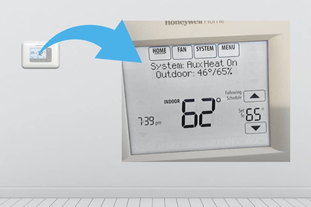 How to Potentially Reduce Auxiliary Heat Usage on a Honeywell Thermostat